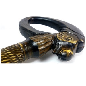 sheep walking cane, walking stick, wooden walking stick, wooden walking cane, carved cane, handle carved cane, hand carved cane
