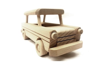 Jouet en bois de voiture, jouets en bois, cadeau pour l’enfant en bas âge, cadeau d’anniversaire pour des enfants, jouet fait main normal,