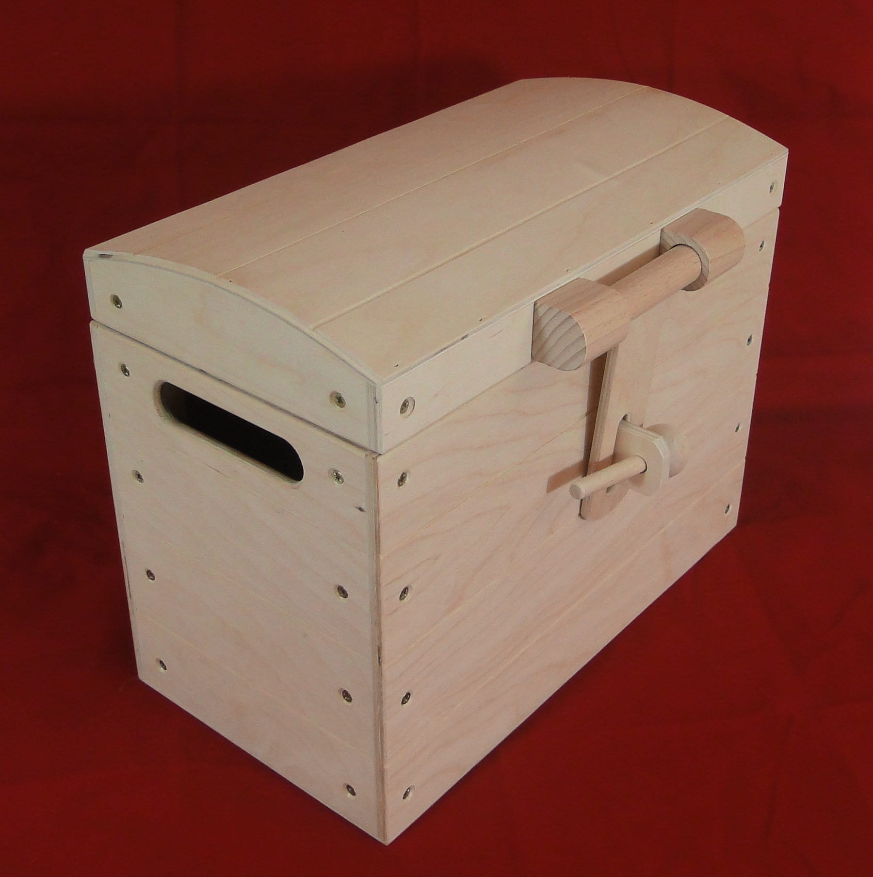 Grand Coffre En Bois 36 X 20 26 cm, Grand Coffre, À Jouets, De Rangement, Boîte Rangement Maison