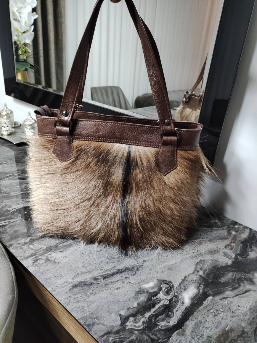 Goatskin Leather Bag - Etsy