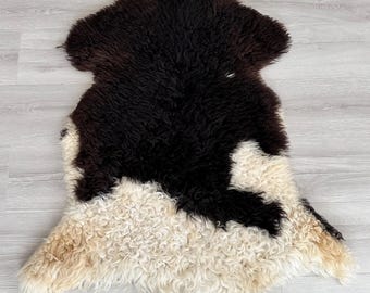 Natural Sheepskin Rug, Genuine Colors, Luxury Throw Chair Cover