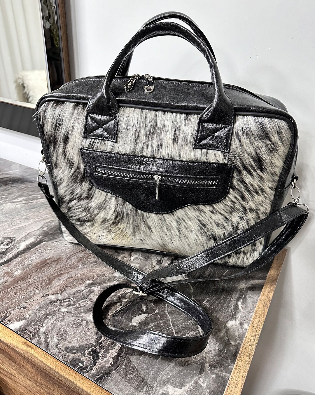 Leather Laptop Bag Cowhide Leather Bag Slim Laptop Bag Padded Laptop Bag Woman Laptop Bag Men