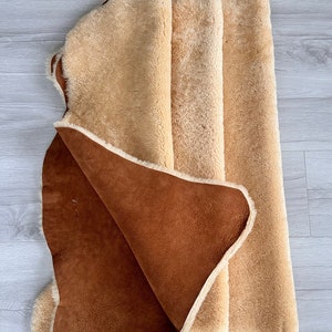 Set of 3,Genuine Australian sheepskin,upholstery sheepskin fur,short fur shearling,fur floor,camel.sheepskin rug,curly sheepskin,chair cover