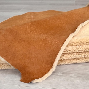Set of 4 Australian sheepskin,camel sheepskin,upholstery sheepskin fur,short fur,floor rug,curly sheepskin,chair cover,genuine sheepskin rug