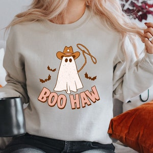 Halloween crewneck sweatshirt, Halloween shirt, grappig Halloween shirt, Halloween Party Shirt, Boo Haw shirt, Halloween sweatshirt
