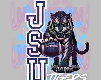 JSU Tigers Jackson State Blue Splat
