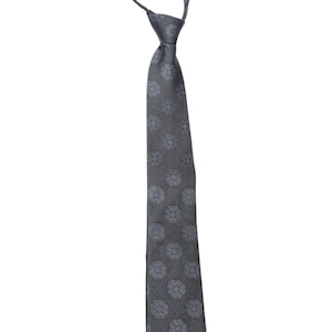 Hmong Design Elephant Foot Black Tie Gift for Husband, Brother, Friend, Cousin, Uncle, Grandfather, Son