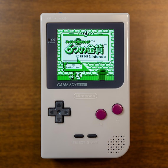 Classic Gameboy Pocket Big IPS color display