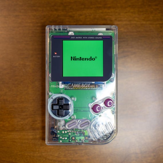 GameBoy DMG-01 Clean shell new ips lcd screen
