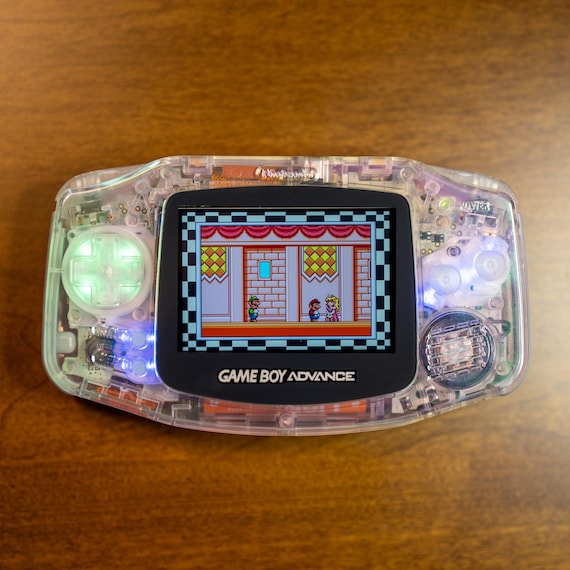 Clear Gameboy Advance new screen lcd ips with RGB light