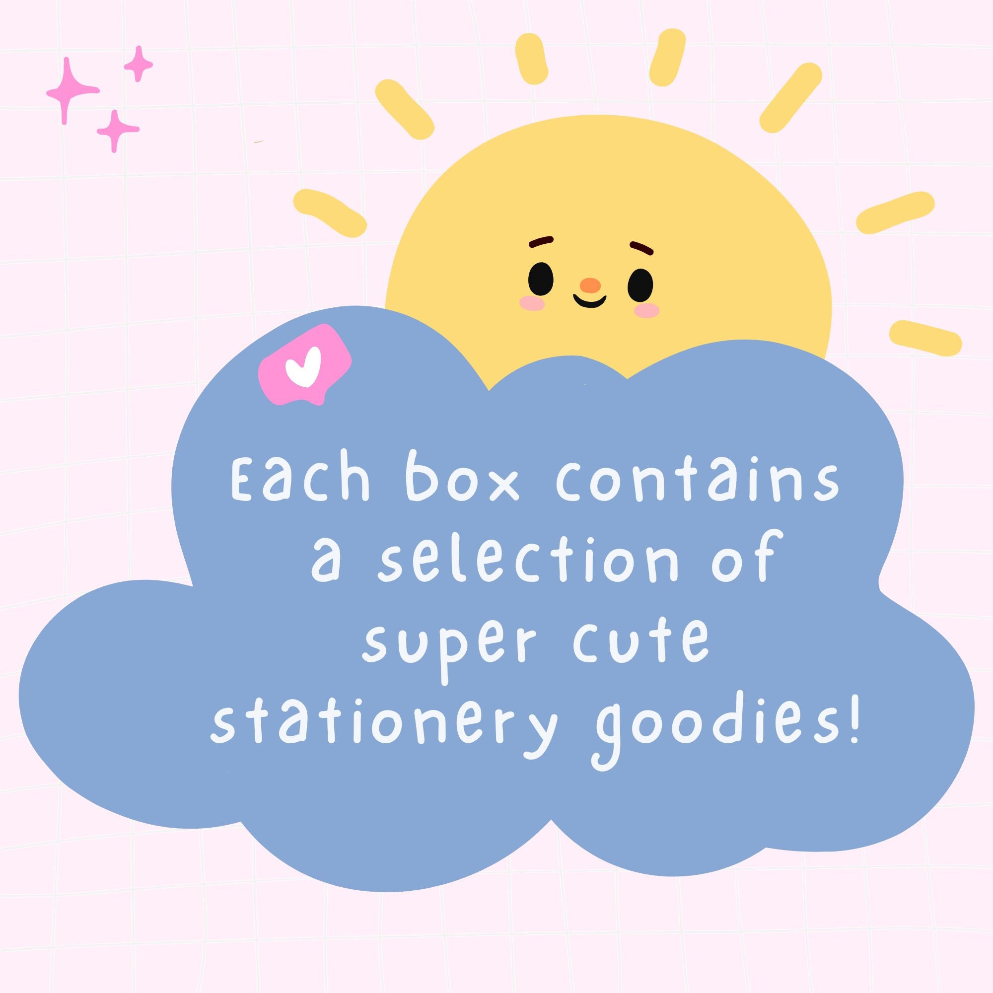 Kawaii Stationery Mystery Box Surprise Box Stationery Gift Etsy UK