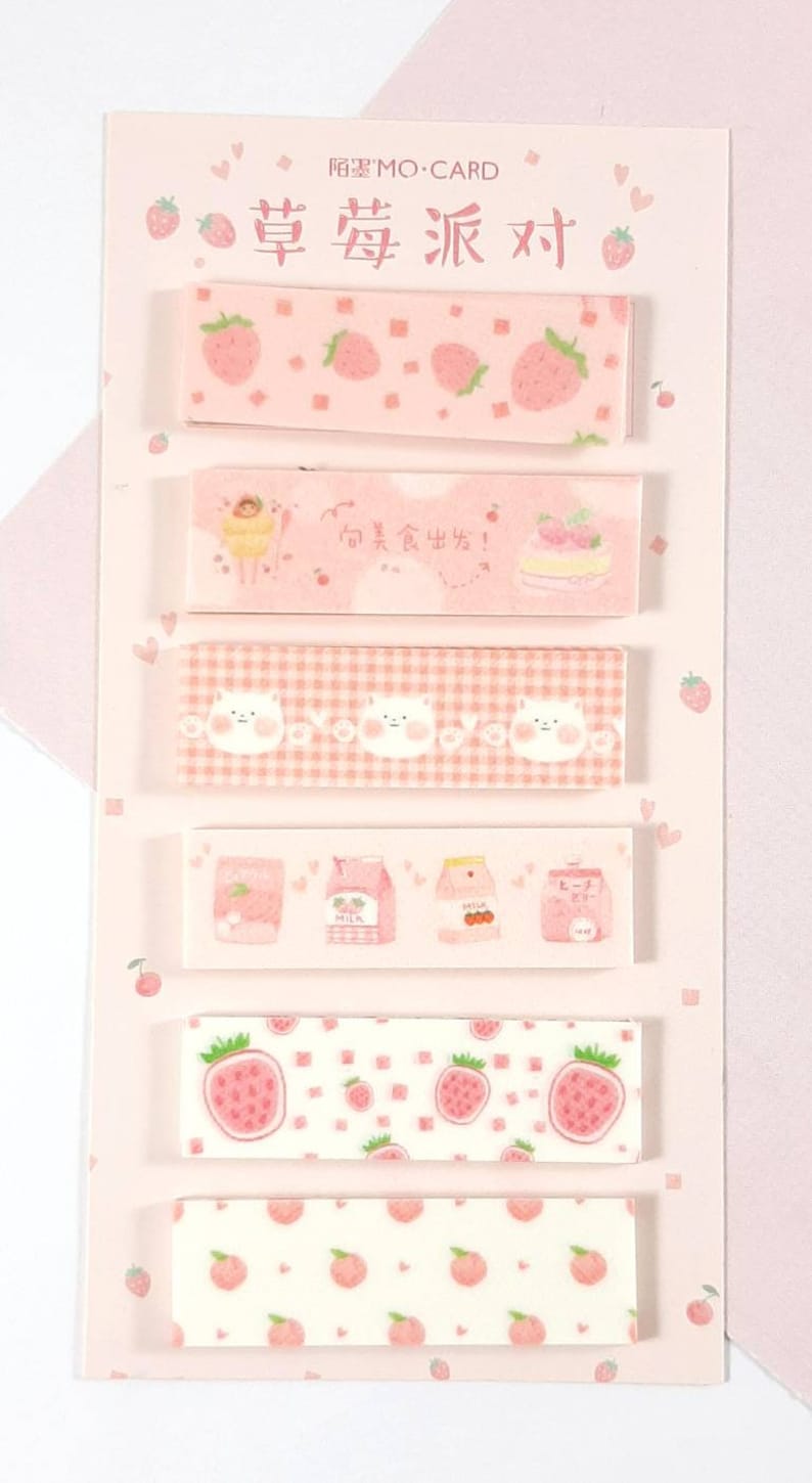 Fruit and Flowers Washi Tape Strips