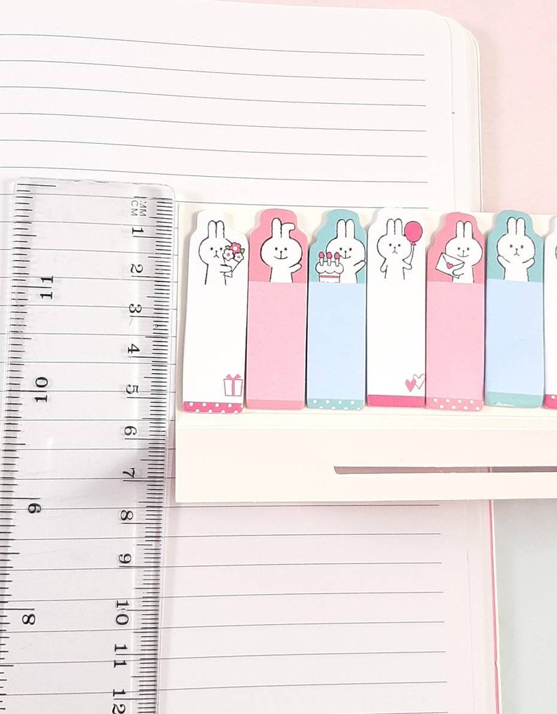 Cute Rabbit Page Markers Kawaii Sticky Notes