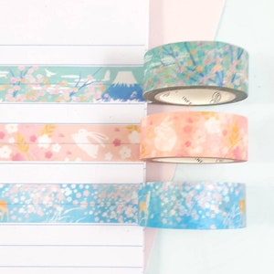 Sakura Washi Tape, Pink Blossom Washi Tape, Japanisches Washi Tape, Journal Zubehör