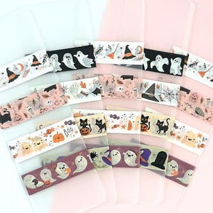 Halloween Washi Tape Beispiele, Geist Washi Tape Beispiele, Schwarze Katze Washi, Hexenhut Washi Tape, Journal & Planer Zubehör, Scrapbooking