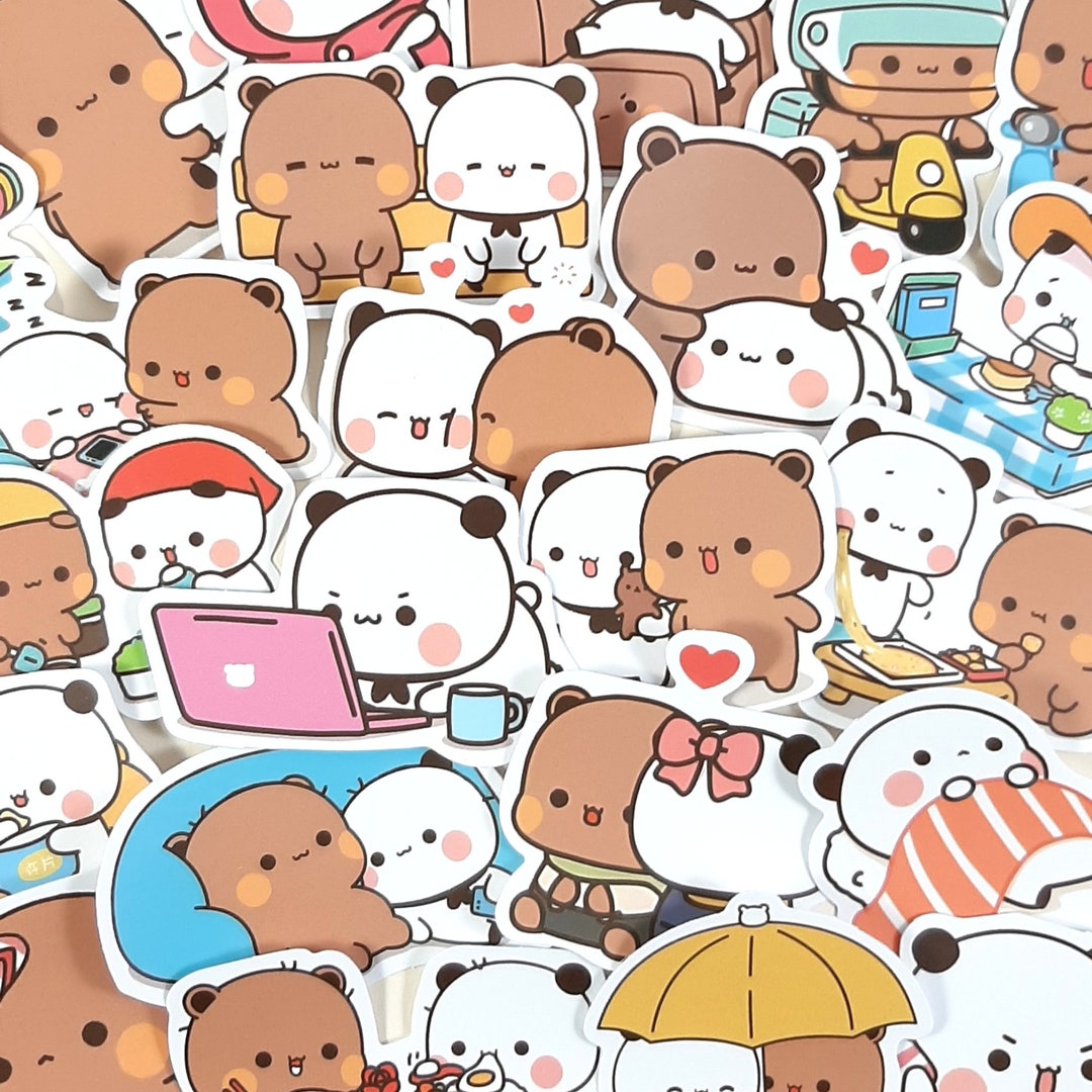 Cute Panda Stickers, Kawaii Panda Stickers, Red Panda Stickers, Journal ...
