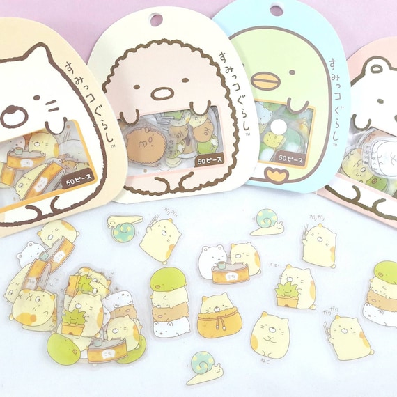 Sumikko Gurashi Stickers, Kawaii Stickers, Cute Animal Stickers, Kawaii  Journal Stickers 