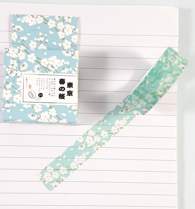 Bullet Journal Blossom Washi Tape White Cherry Blossom Washi Tape