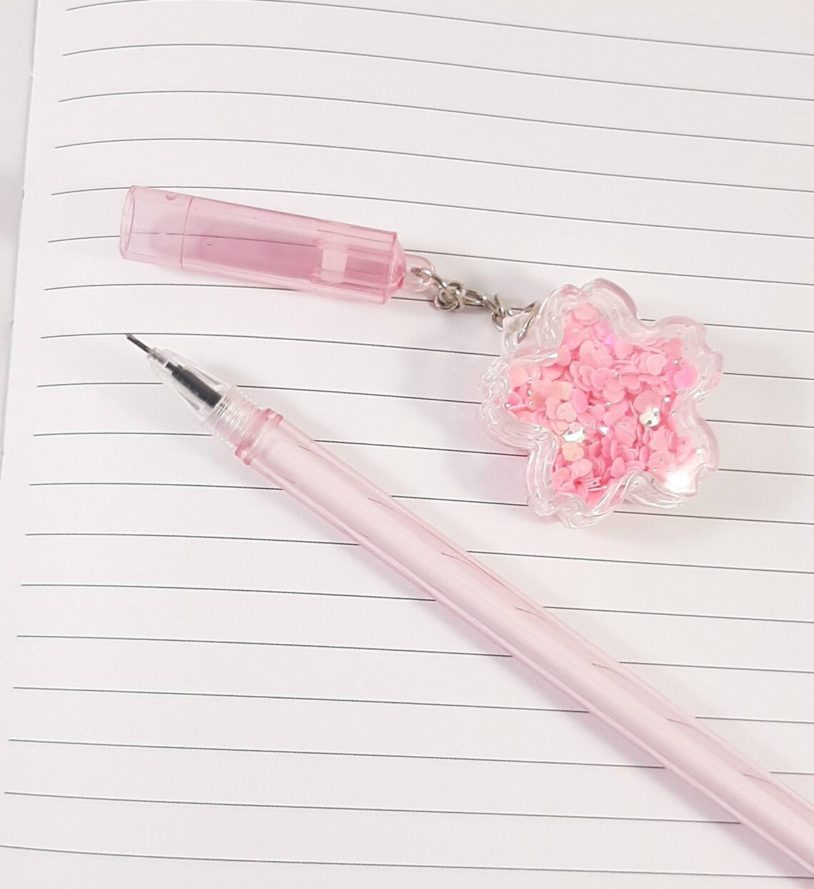 Sakura Gel Pen Flower Gel Pen Novelty Pen Cute Stationery Etsy