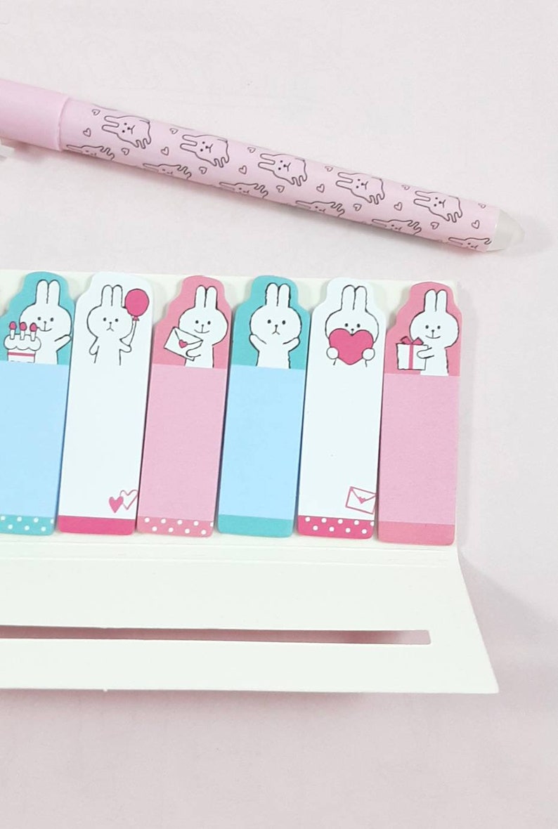 Cute Rabbit Page Markers Kawaii Sticky Notes