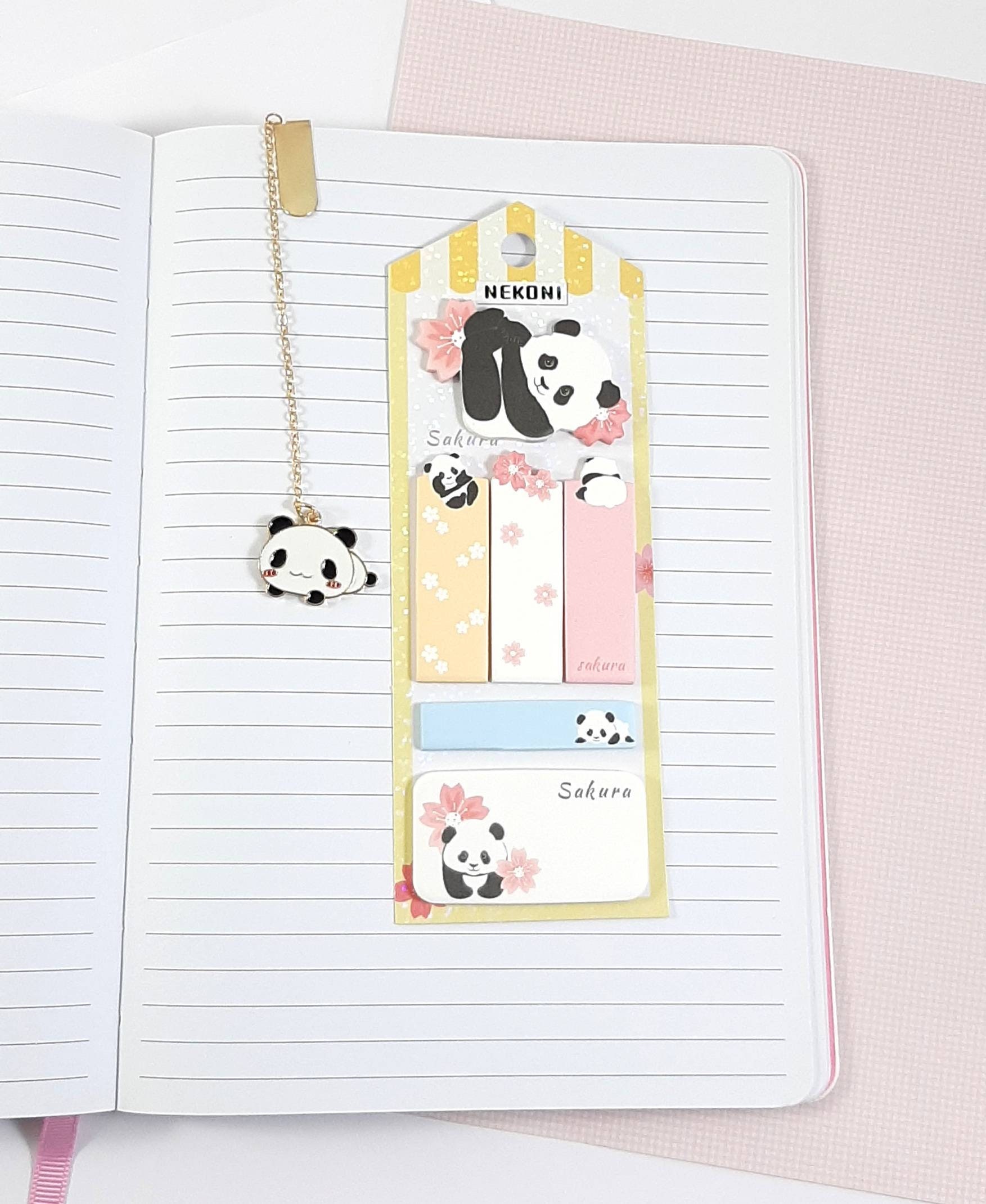 Cute Panda Stationery Bag Panda Stationery Gift Set Panda Etsy