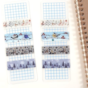 Weihnachten Washi Tape Muster, Schneeflocke Washi Tape, Rentier Washi Tape, Winter Journal, Weihnachten Scrapbooking, Geschenk Dekoration