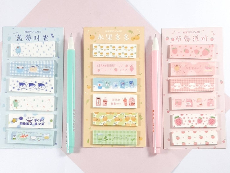 Fruit and Flowers Washi Tape Strips