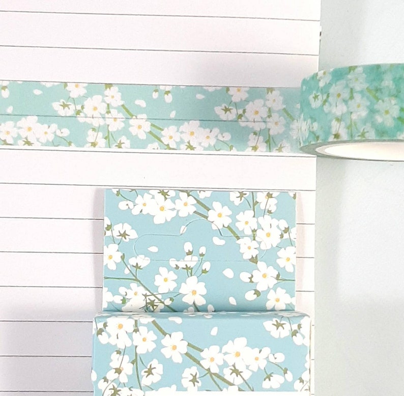 Bullet Journal Blossom Washi Tape White Cherry Blossom Washi Tape