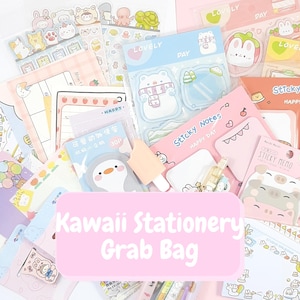Kawaii Mystery Stationery Wundertüte, Kawaii Schreibwaren Wundertüte, Kawaii Aufkleber, süßes Schreibwaren Geschenk