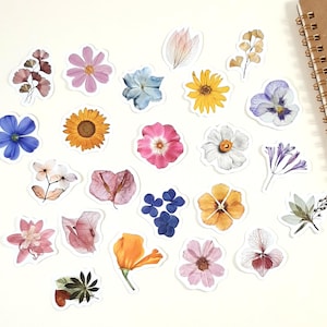 Floral Aufkleber, gemischte Blumen Aufkleber, Floral Junk Journal und Planer Deco, Scrapbook Aufkleber, Handwerk Aufkleber