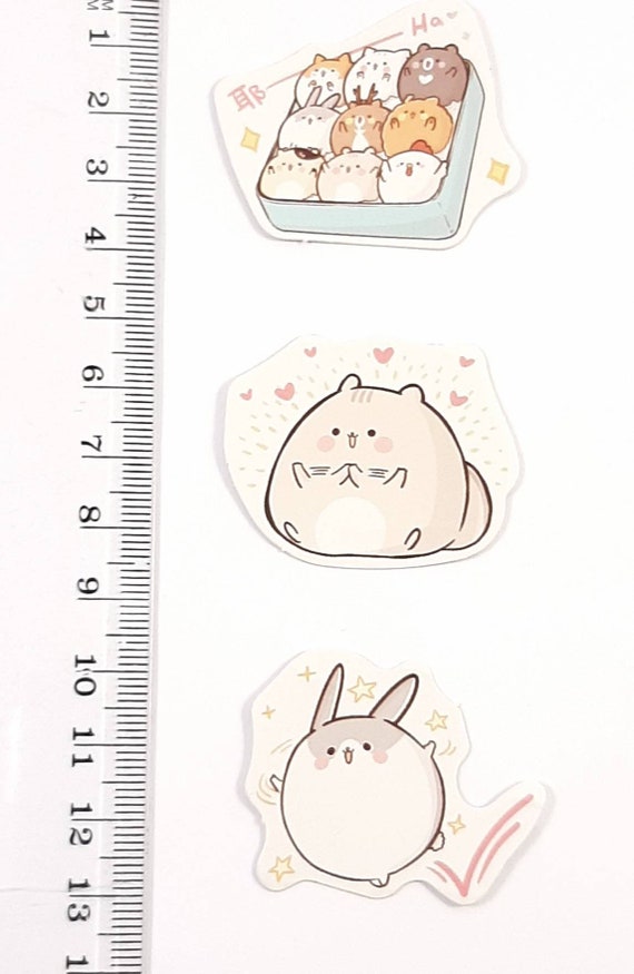 Little Kawaii Animal Sticker Set Kawaii Journal Stickers Mouse Stickers