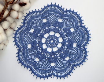 Crochet Doily Pattern, Written Instruction, Digital Download, Round Lace Doily