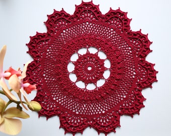 Lace Crochet Doily Pattern: Written Instructions (Digital Download)
