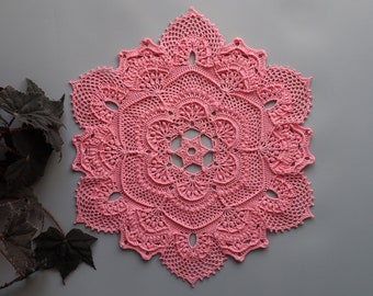 Crochet Doily Pattern, Crochet Pattern DIY, Written Instruction, Digital Download, Lace Doily