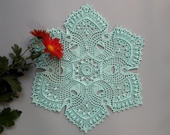 Crochet Doily Pattern, Written Instruction, Digital Download, Textured Doily