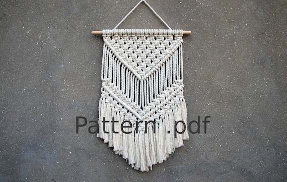 Macrame Wall Hanging Pattern PDF Pattern Macrame Pattern DIY Etsy Interesting Macrame Wall Hanging Patterns Macrame Wall Hanging Pattern PDF Pattern Macrame Pattern DIY Etsy Interesting Macrame Wall Hanging Patterns