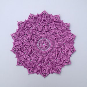 Crochet Doily Pattern, Crochet Pattern DIY, Written Instruction, Digital Download, Crochet Pattern