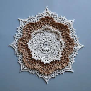Crochet Doily Pattern, Written Instruction, Digital Download, Crochet Pattern pdf