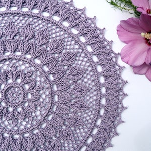Crochet Pattern, Big Crochet Doily Pattern DIY, Written Instruction, Digital Download, Textured Doily