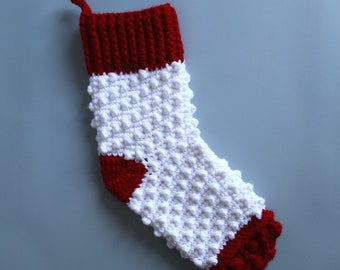 Christmas Stocking Crochet Pattern, Christmas Decor Pattern, Digital Download, Crochet Pattern pdf