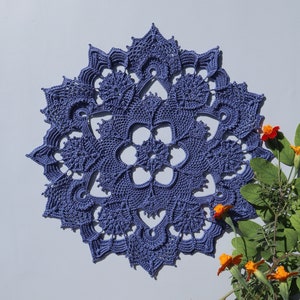 Crochet Doily Pattern, Crochet Pattern DIY, Written Instruction, Digital Download, Lace Doily