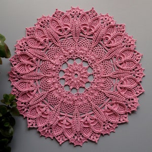 Crochet Doily Pattern, Crochet Pattern DIY, Written Instruction, Digital Download, Lace Doily, Textured Doily