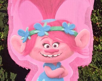 Poppy Trolls Pinata, Trolls Party Supplies, 24"X14"