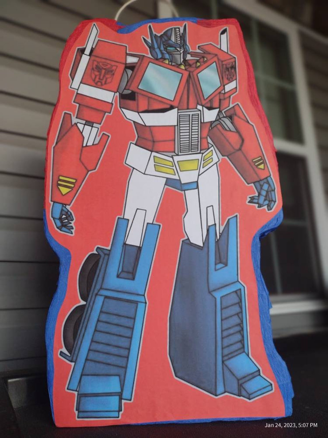 Optimus Prime Pinata 23x 13 Transformers Party - Etsy