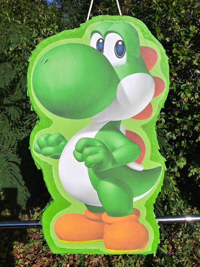 YOSHI Pinata 24"X14", Green, Purple or Blue from Mario Bros…