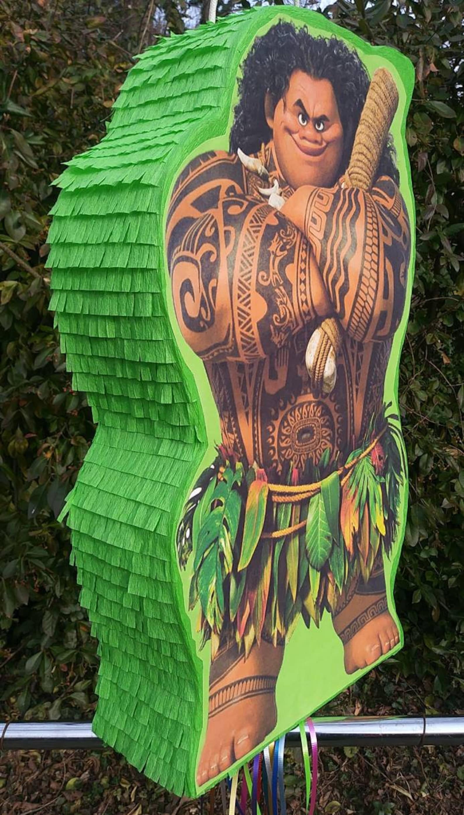 Moana Piñata o Maui Piñata o Heihei Piñata Etsy