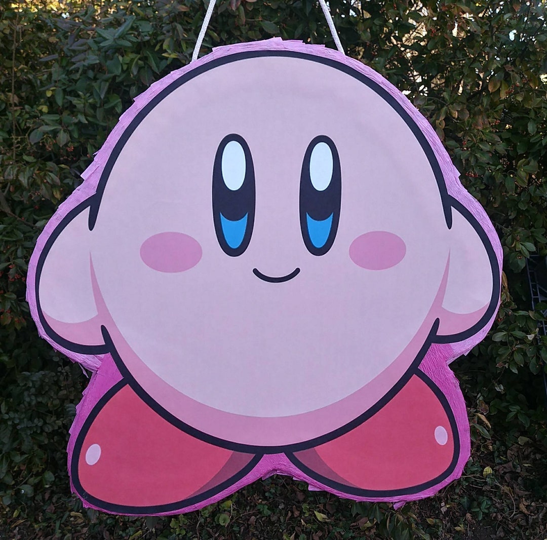 Kirby Pinata 18x18 Mario Party Supplies. - Etsy