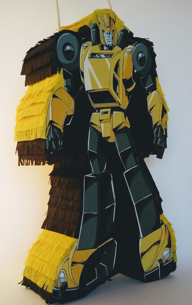 Bumblebee Pinata 24X14 Transformers Theme Party Etsy