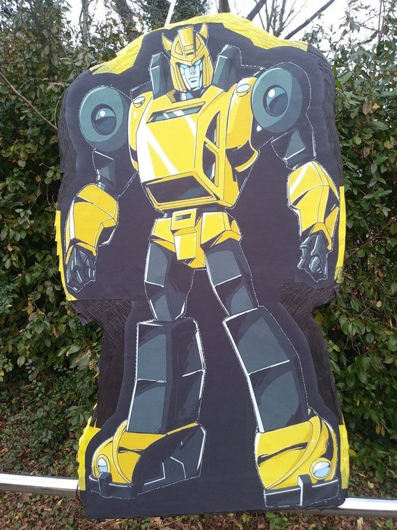 Bumblebee Pinata 24x14 Transformers Theme Party Etsy