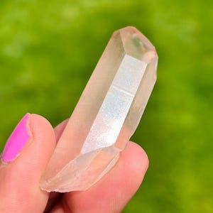 Rare Tangerine Lemurian Crystal Cluster – Sacred Double-Terminated Light Wand | Natural Healing Crystal | High Vibration Home Décor / B